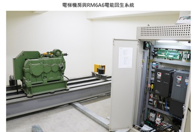 電梯機房與RM6A6電能回生系統