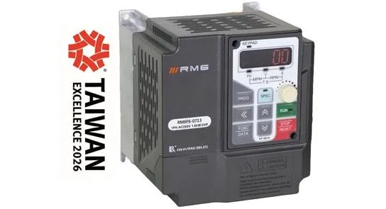 RM6F6-0713 太陽光水中ポンプ用インバータ｜台湾エクセレンス賞受賞
